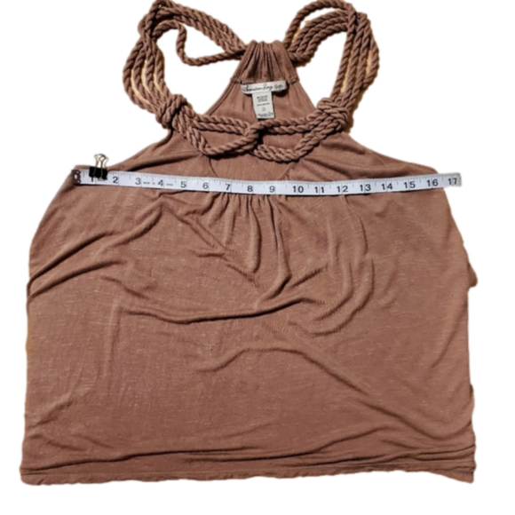 American Rag braided rope boho tank top. - Picture 7 of 8